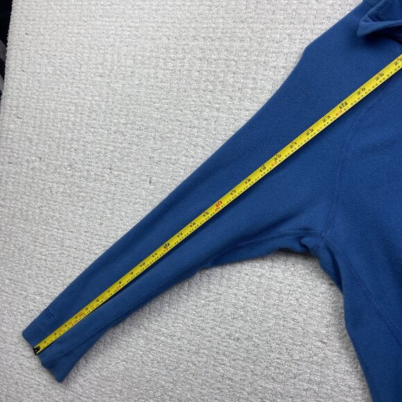 Mountain Hardwear Blue Polartec Fleece 1/2 Zip Jacket Men M Outdoor Hiking Read - Picture 9 of 15